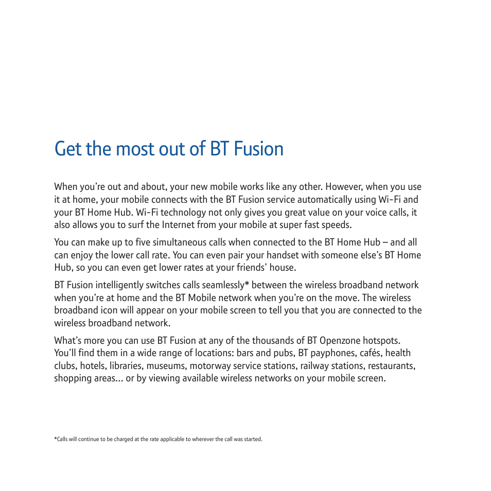 Get the most out of bt fusion | Samsung BT FUSION P200 User Manual | Page 3 / 24