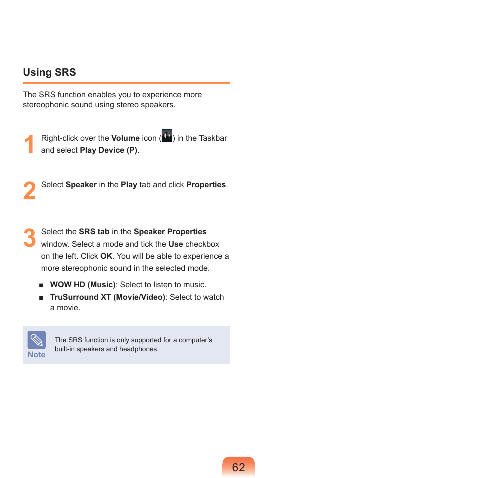 Samsung R70 User Manual | Page 63 / 196