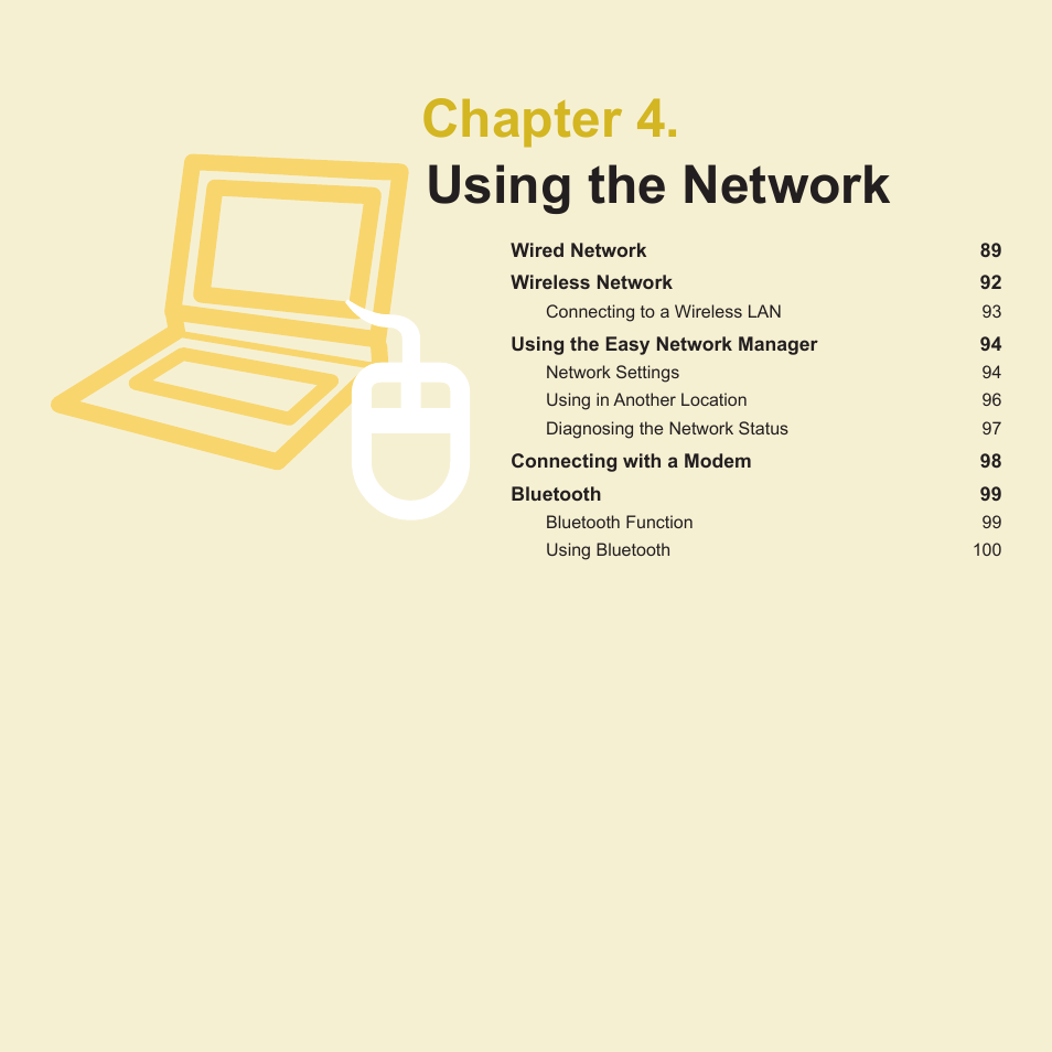 Chapter 4. using the network | Samsung R70 User Manual | Page 89 / 196