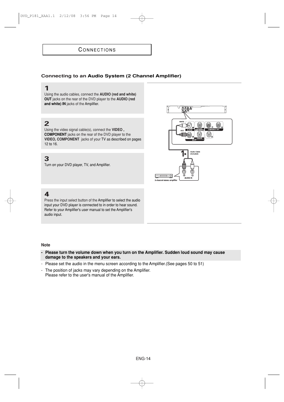 Samsung DVD-P181 User Manual | Page 14 / 55