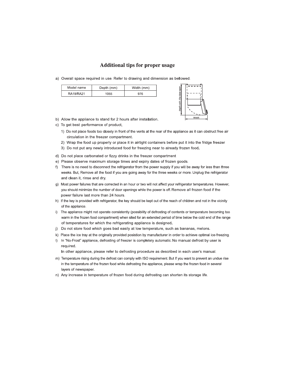 Samsung RA21F/RA21V User Manual | Page 8 / 8