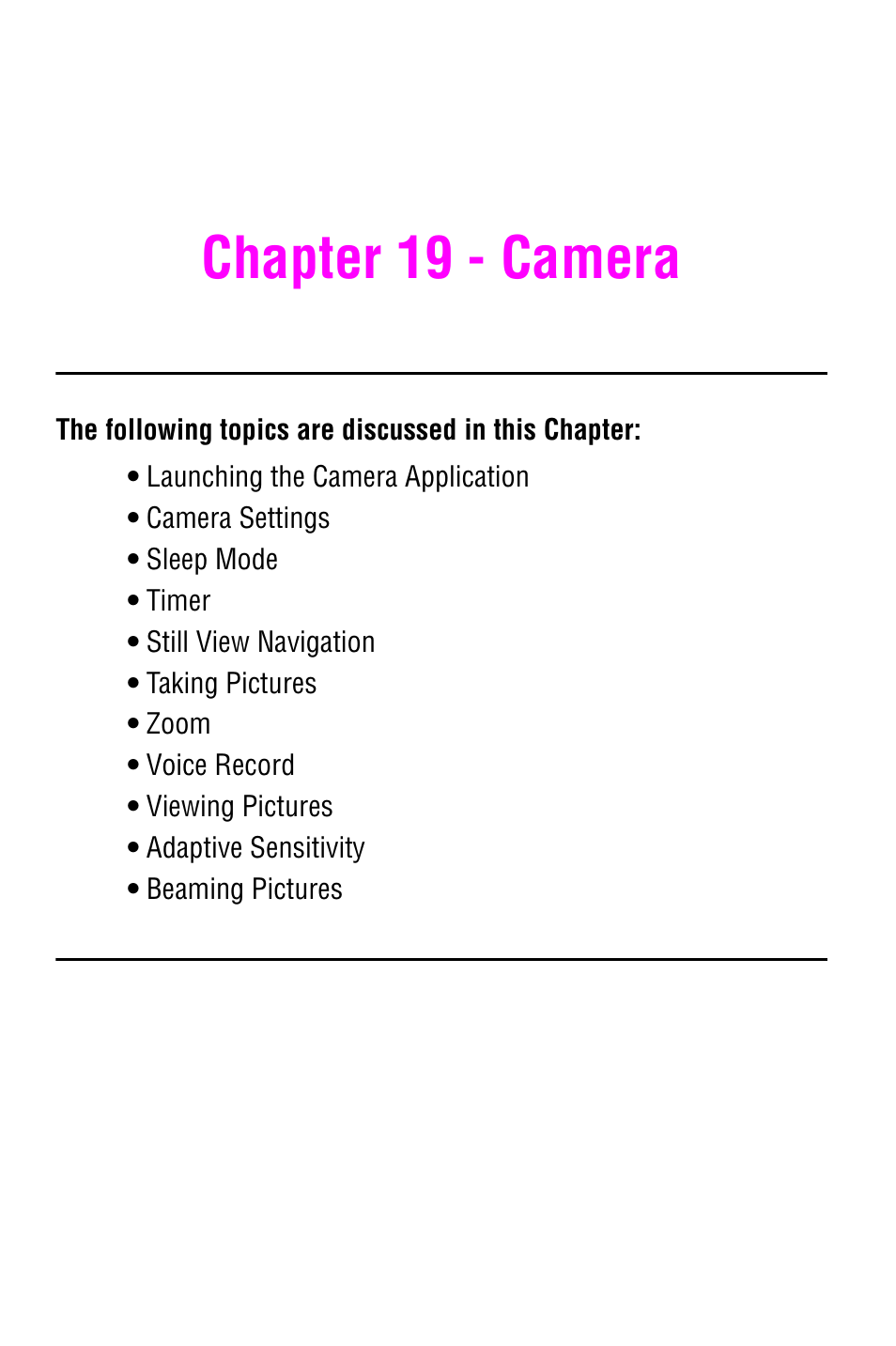 Chapter 19 - camera | Samsung SCH-i700 Series User Manual | Page 149 / 194