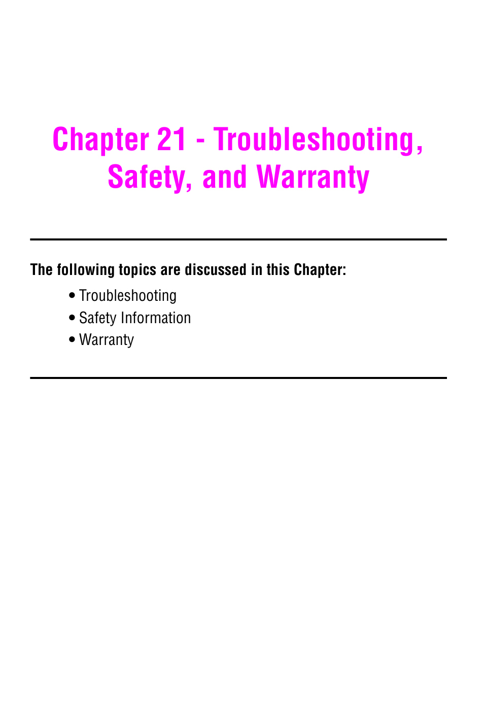 Chapter 21 - troubleshooting, safety, and warranty, Chapter 21 - troubleshooting, safety, and, Warranty | Samsung SCH-i700 Series User Manual | Page 169 / 194