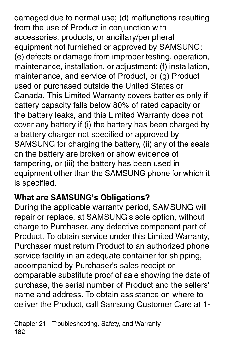 Samsung SCH-i700 Series User Manual | Page 182 / 194