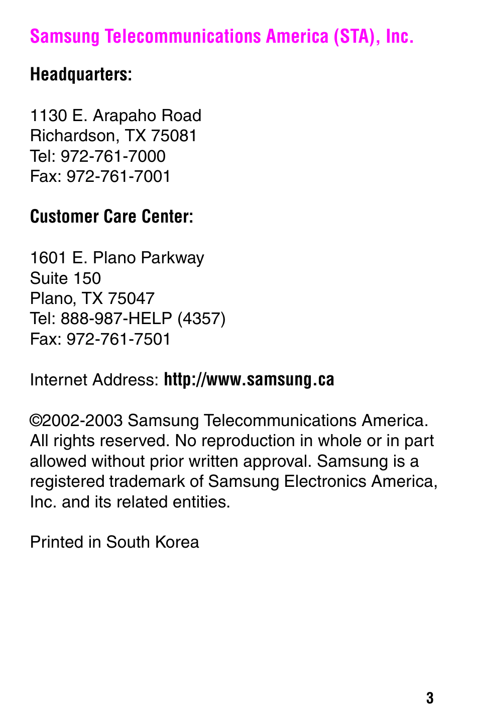 Samsung SCH-i700 Series User Manual | Page 3 / 194