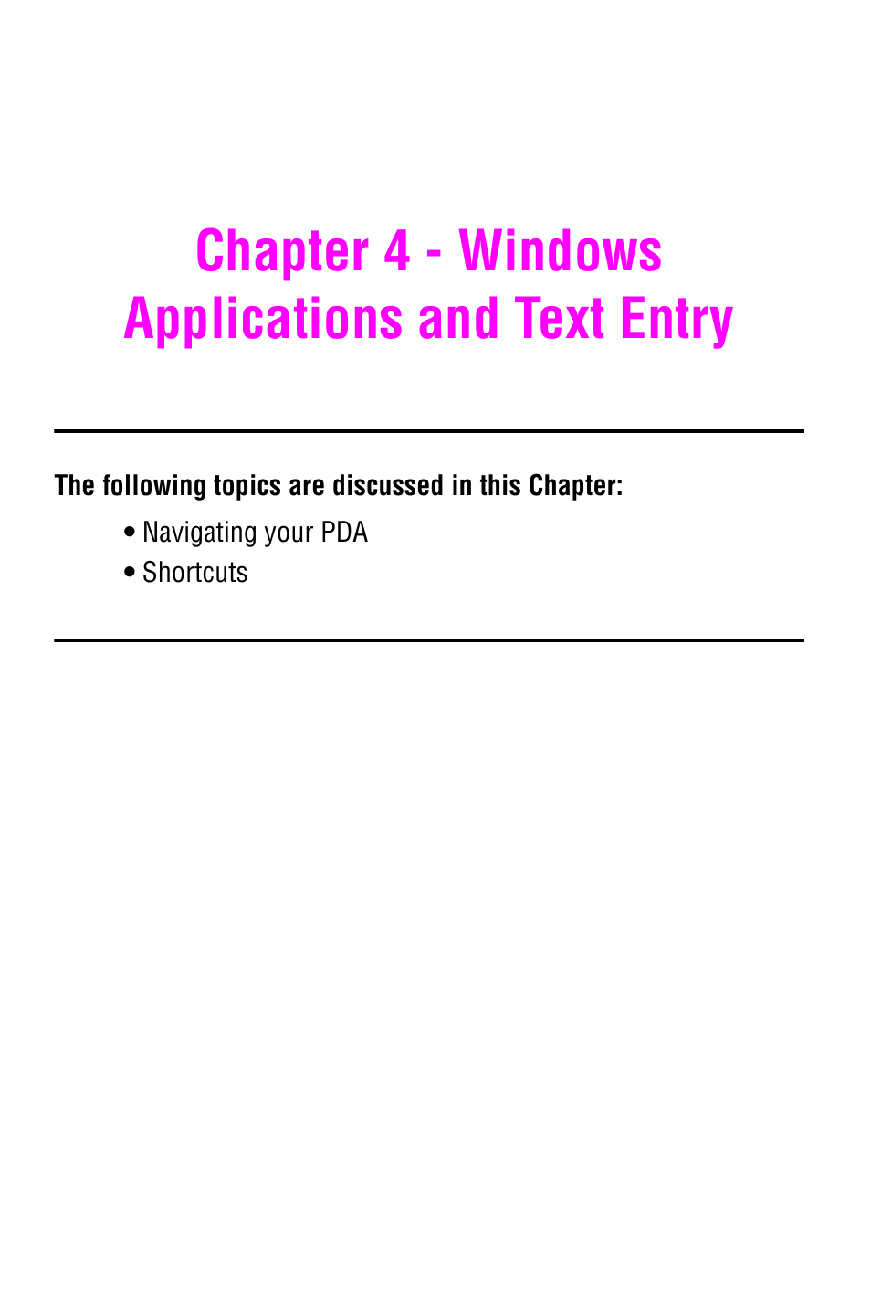 Chapter 4 - windows applications and text entry, Chapter 4 - windows applications and text entry 47 | Samsung SCH-i700 Series User Manual | Page 47 / 194