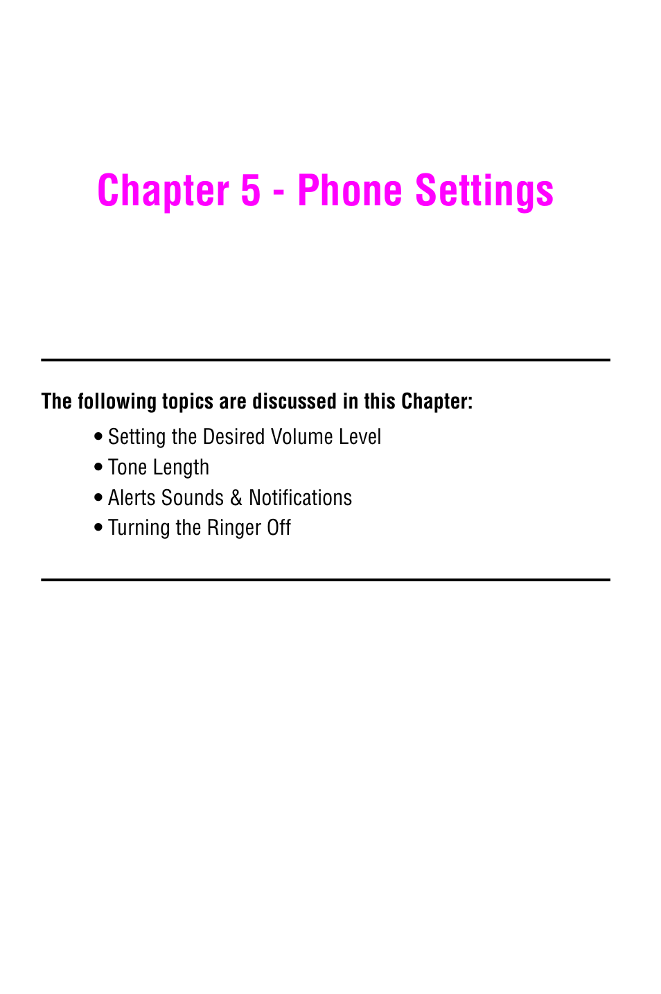 Chapter 5 - phone settings | Samsung SCH-i700 Series User Manual | Page 51 / 194