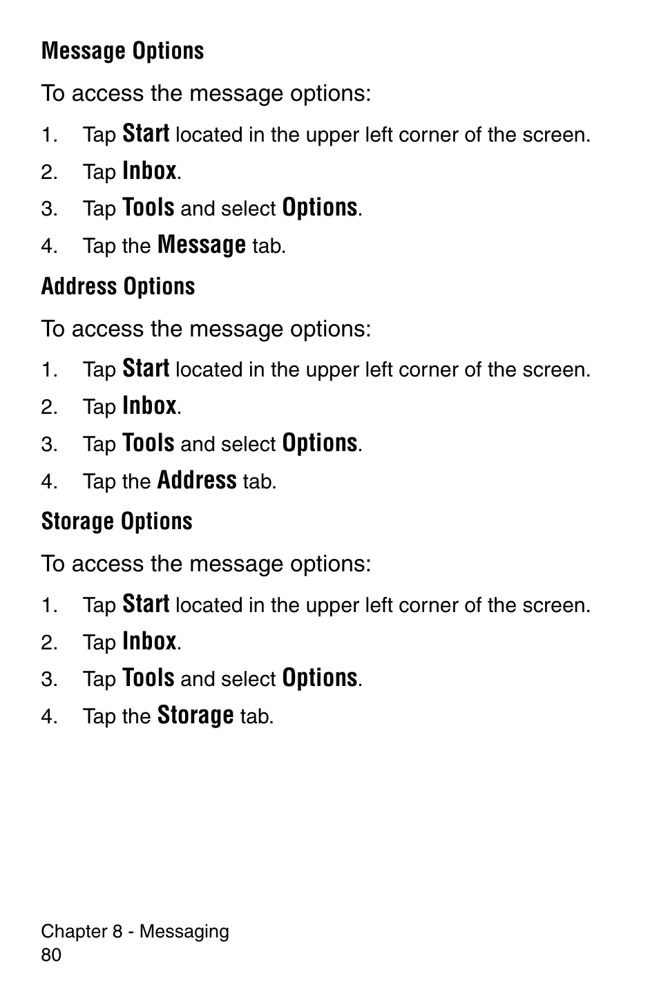 Samsung SCH-i700 Series User Manual | Page 80 / 194