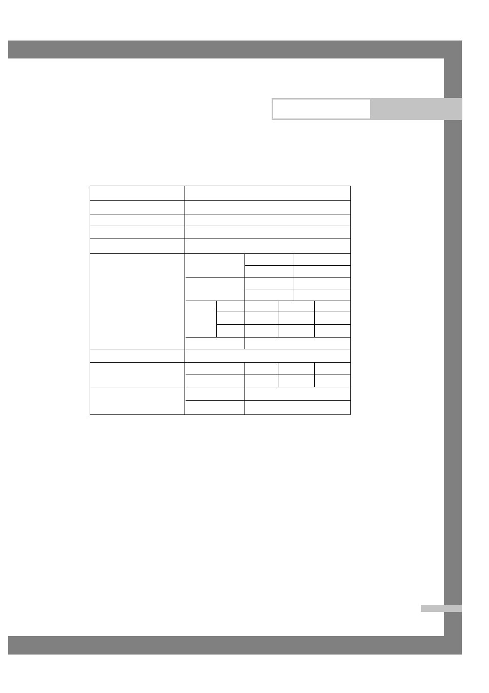 Specifications, Appendix | Samsung SWF-P10 User Manual | Page 23 / 24