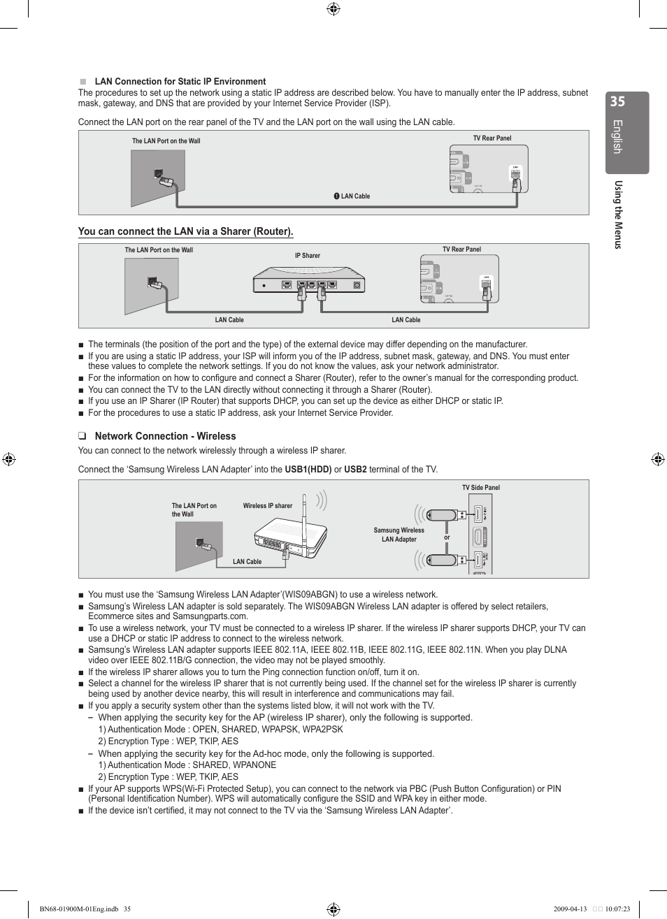 English | Samsung BN68-01900M-01 User Manual | Page 35 / 107