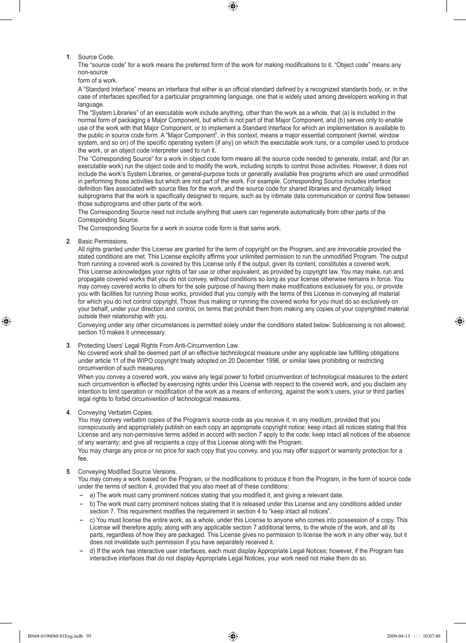 Samsung BN68-01900M-01 User Manual | Page 95 / 107
