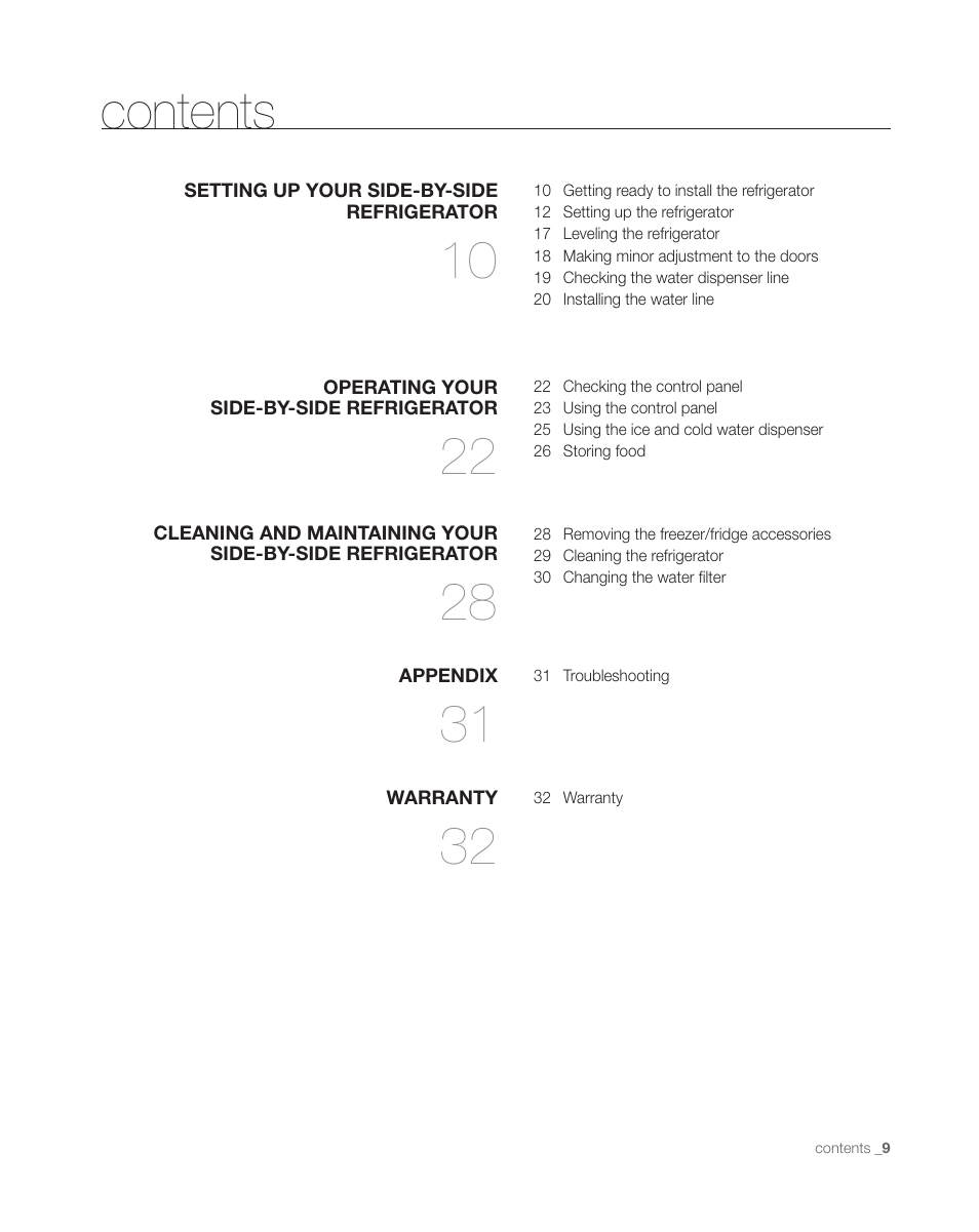 Samsung DA68-01890C User Manual | Page 9 / 68