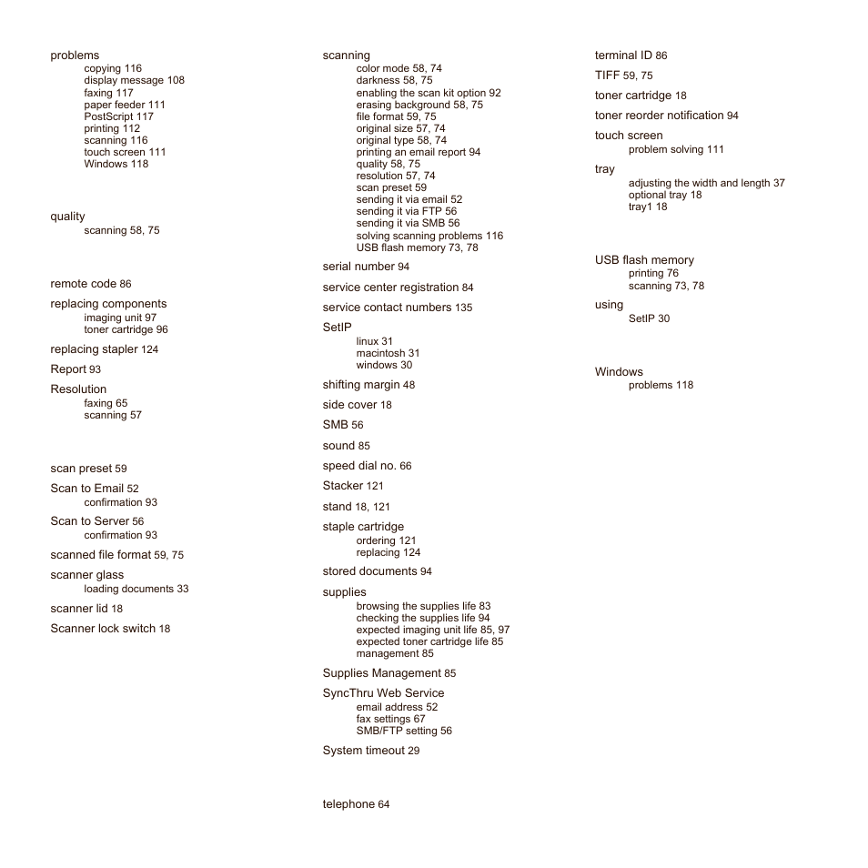 Samsung SCX-6545N Series User Manual | Page 135 / 190