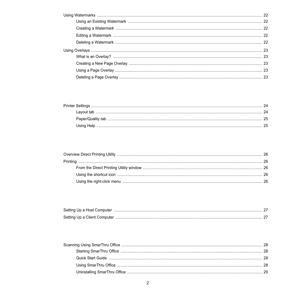 Using windows postscript driver, Using direct printing utility, Sharing the printer locally | Scanning | Samsung SCX-6545N Series User Manual | Page 142 / 190