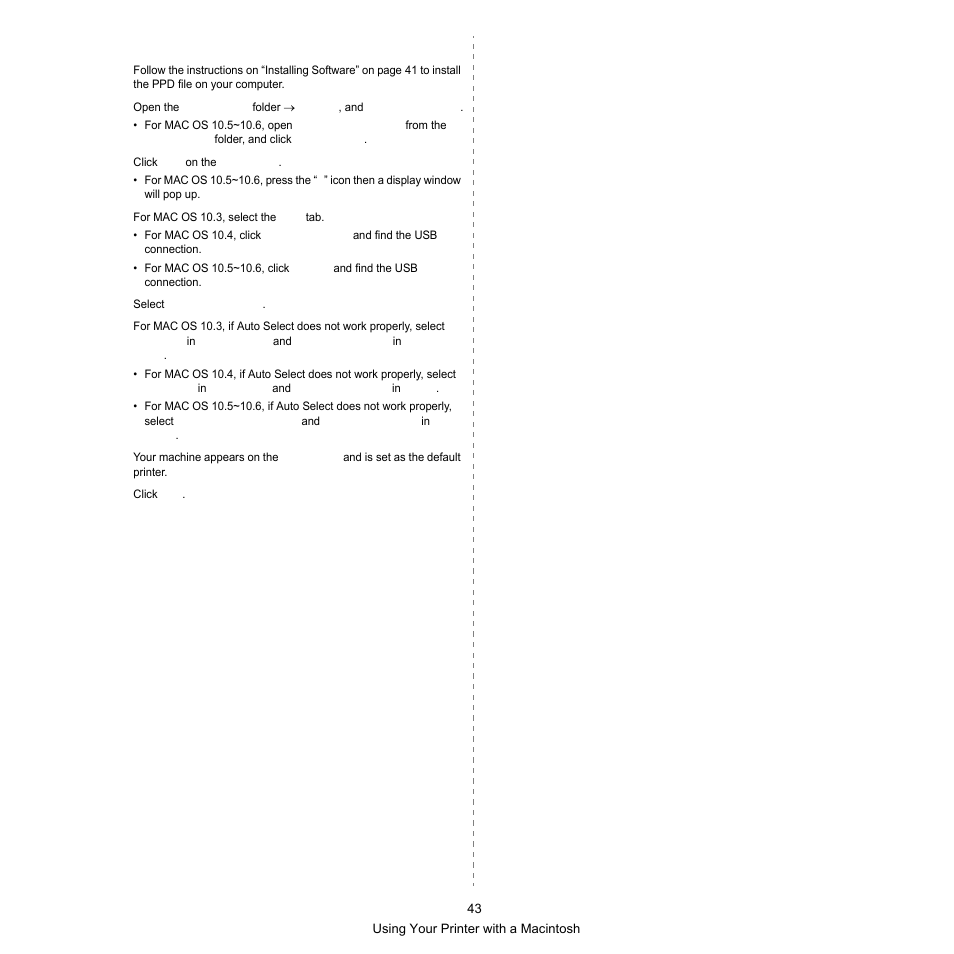 For a usb-connected | Samsung SCX-6545N Series User Manual | Page 183 / 190