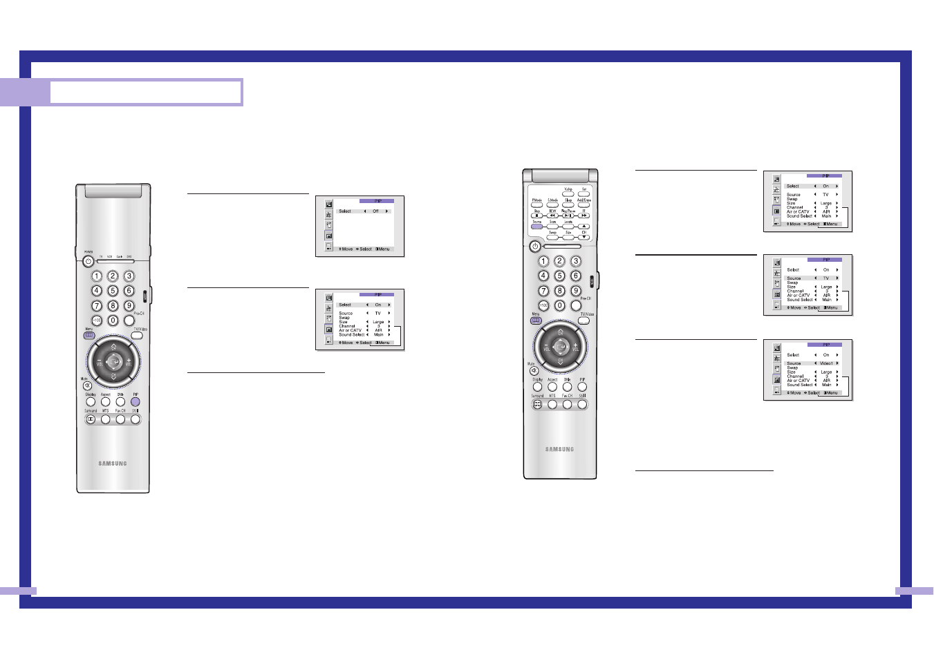 Special features, Viewing picture-in-picture | Samsung Tantus HLM 437W User Manual | Page 33 / 46