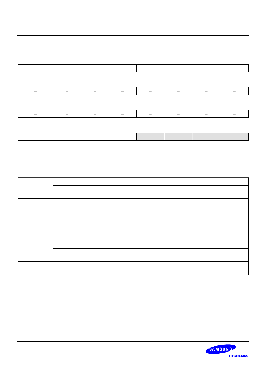 Interrupt mask set /clear register | Samsung S3F401F User Manual | Page 221 / 280