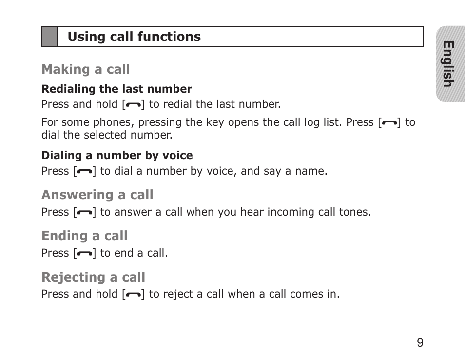 English | Samsung WEP750 User Manual | Page 12 / 19