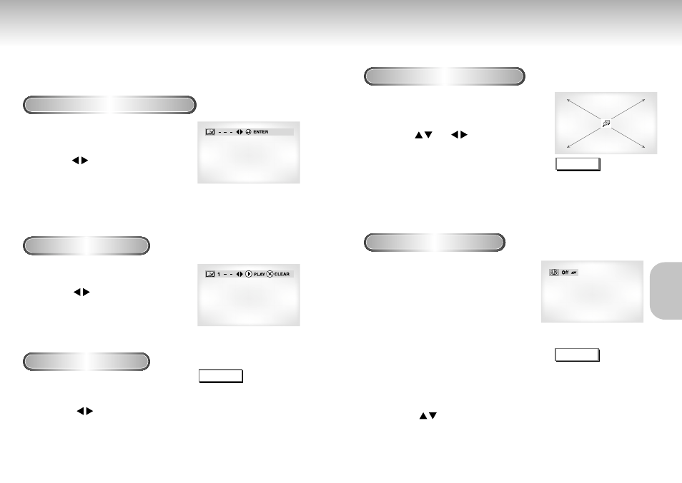 Using the zoom & 3d sound functions, Using the bookmark function | Samsung DVD Playe User Manual | Page 17 / 24