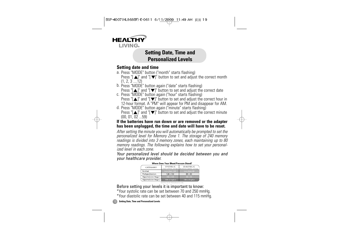 Samsung BSP-4007 User Manual | Page 17 / 66