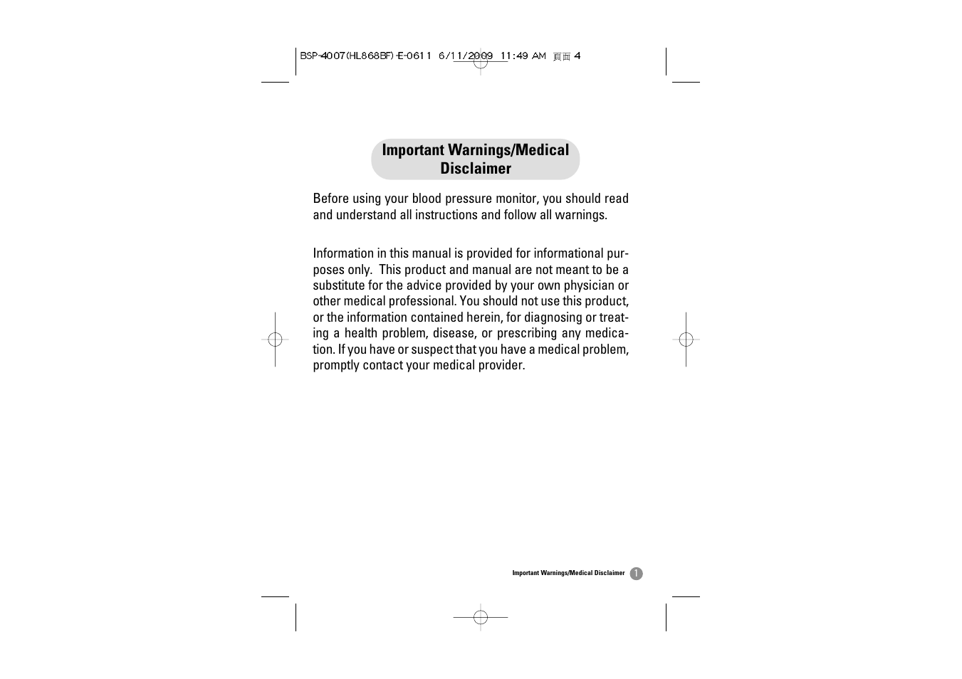 Samsung BSP-4007 User Manual | Page 2 / 66