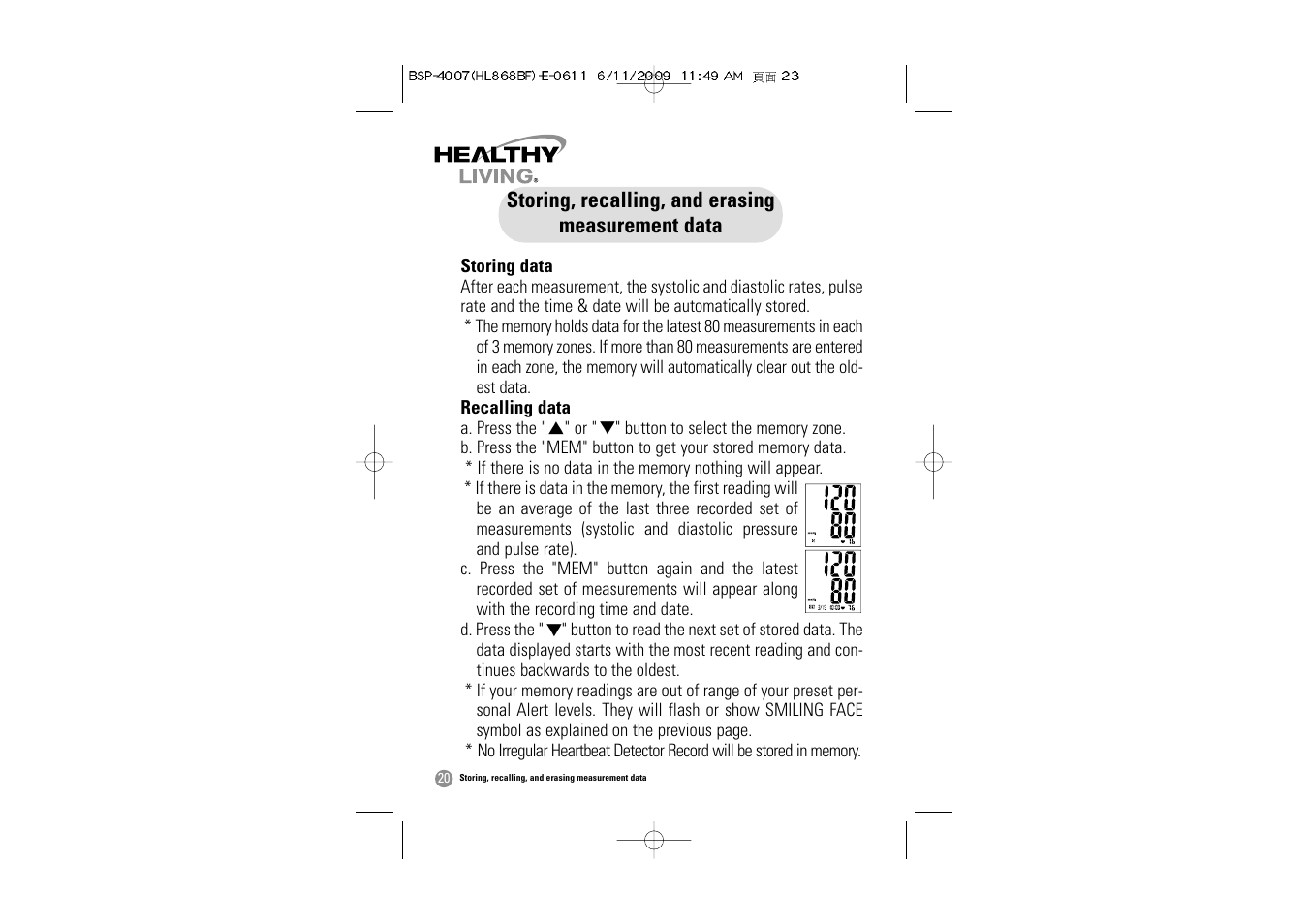 Samsung BSP-4007 User Manual | Page 21 / 66