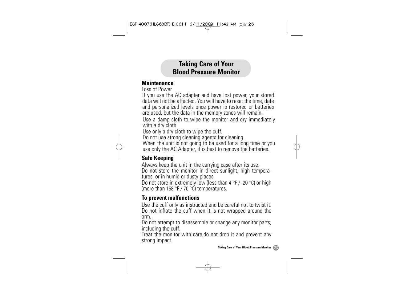 Samsung BSP-4007 User Manual | Page 24 / 66