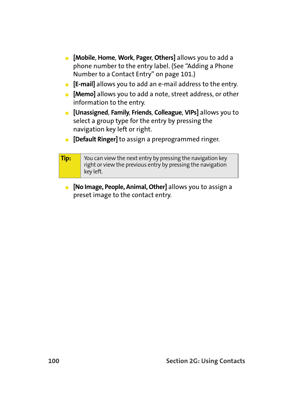 Default ringer] to assign a preprogrammed ringer | Samsung A560 User Manual | Page 108 / 179