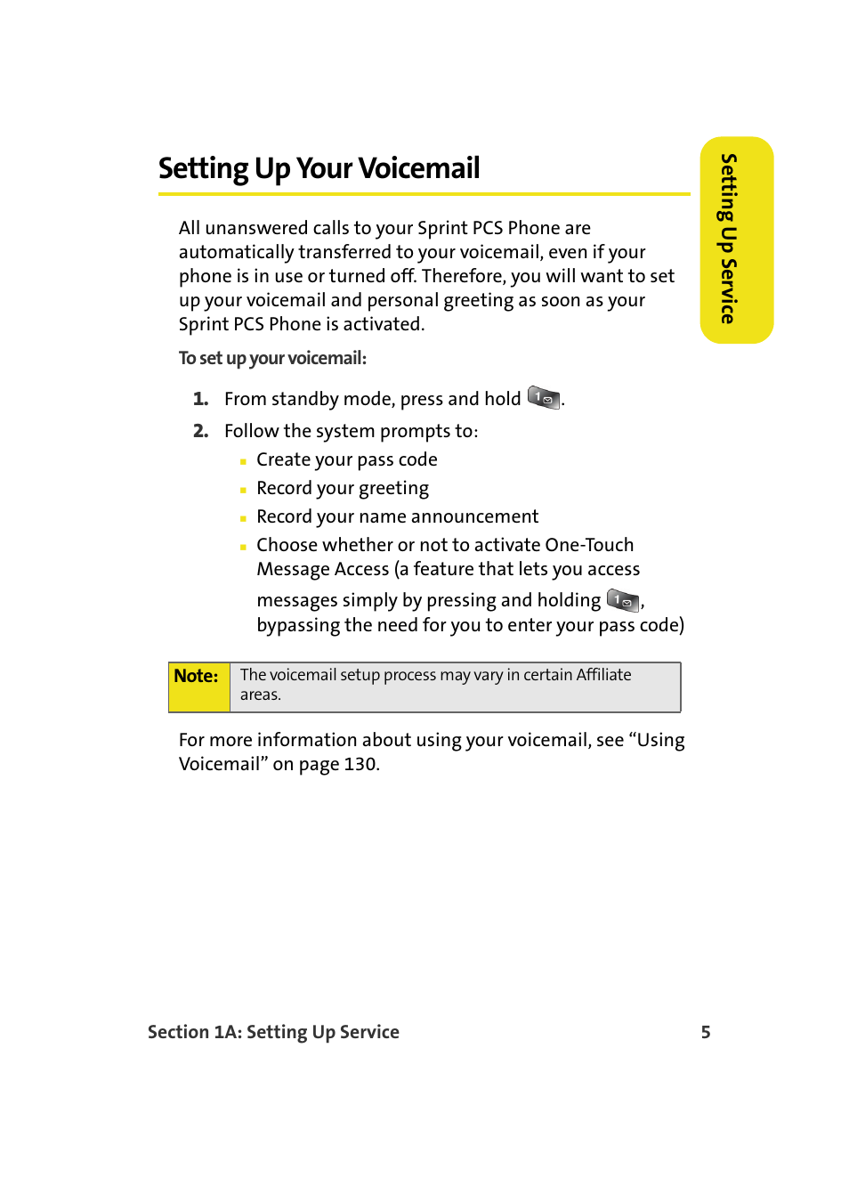 Setting up your voicemail | Samsung A560 User Manual | Page 13 / 179