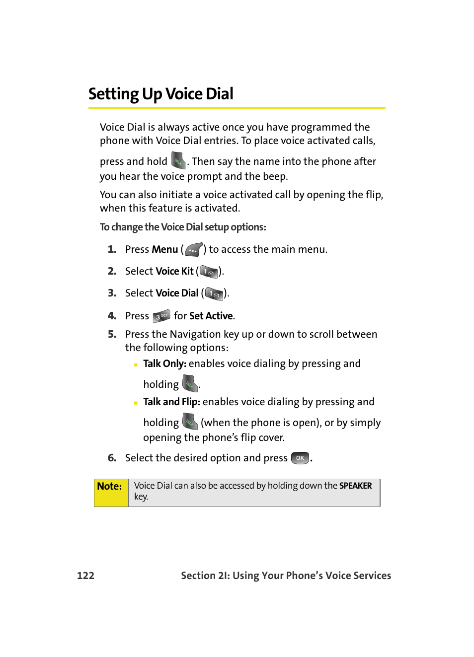 Setting up voice dial | Samsung A560 User Manual | Page 130 / 179