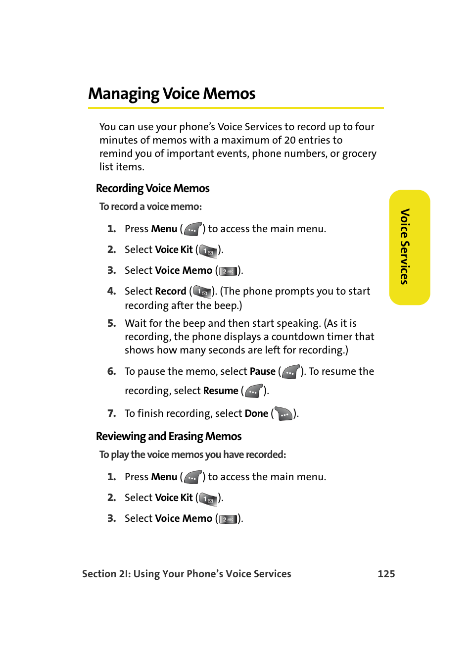Managing voice memos | Samsung A560 User Manual | Page 133 / 179