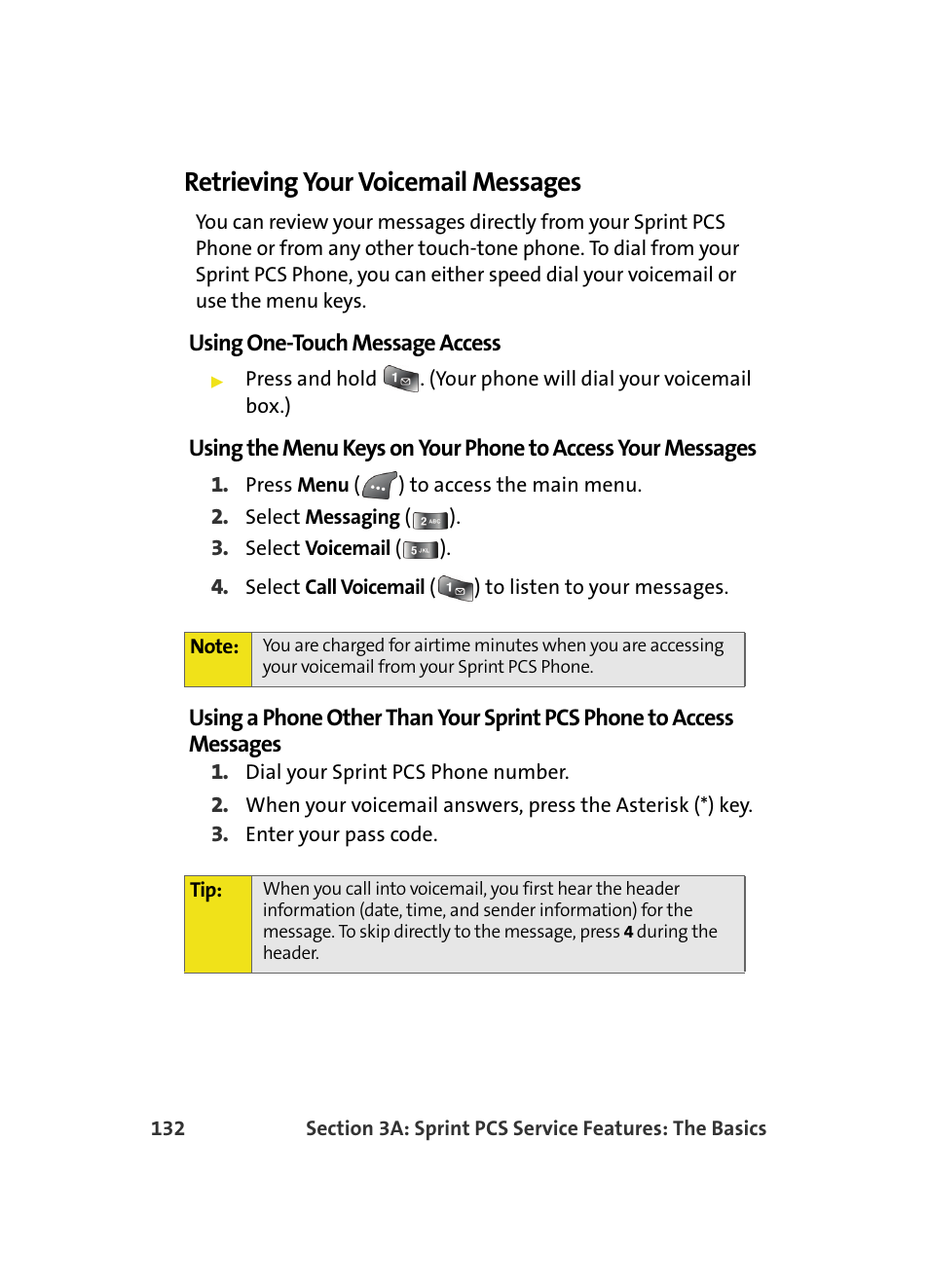 Retrieving your voicemail messages | Samsung A560 User Manual | Page 140 / 179