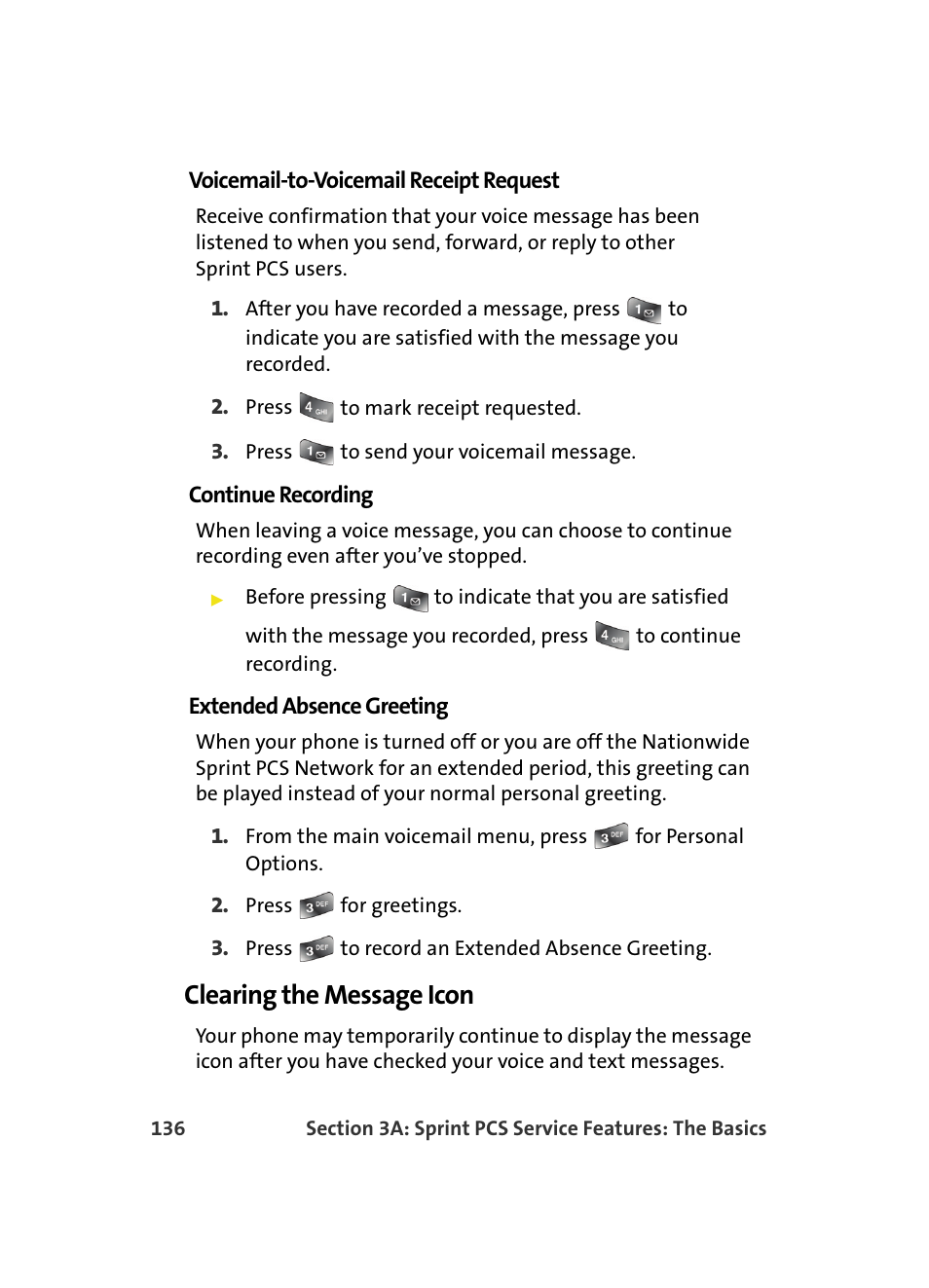 Clearing the message icon | Samsung A560 User Manual | Page 144 / 179