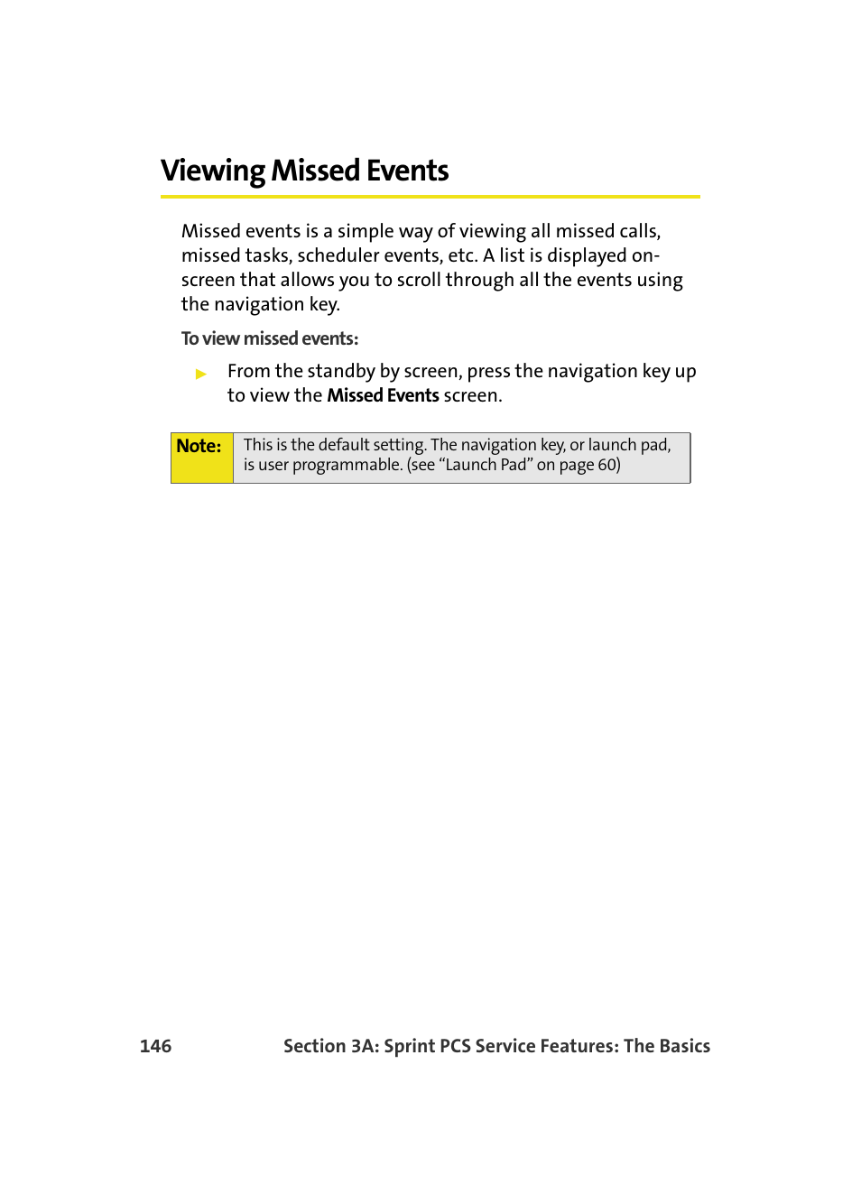 Viewing missed events | Samsung A560 User Manual | Page 154 / 179