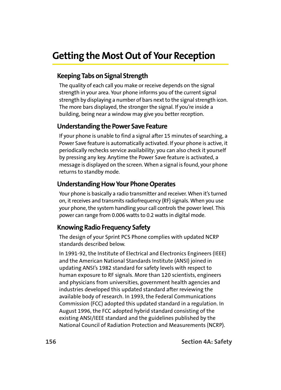 Getting the most out of your reception | Samsung A560 User Manual | Page 164 / 179