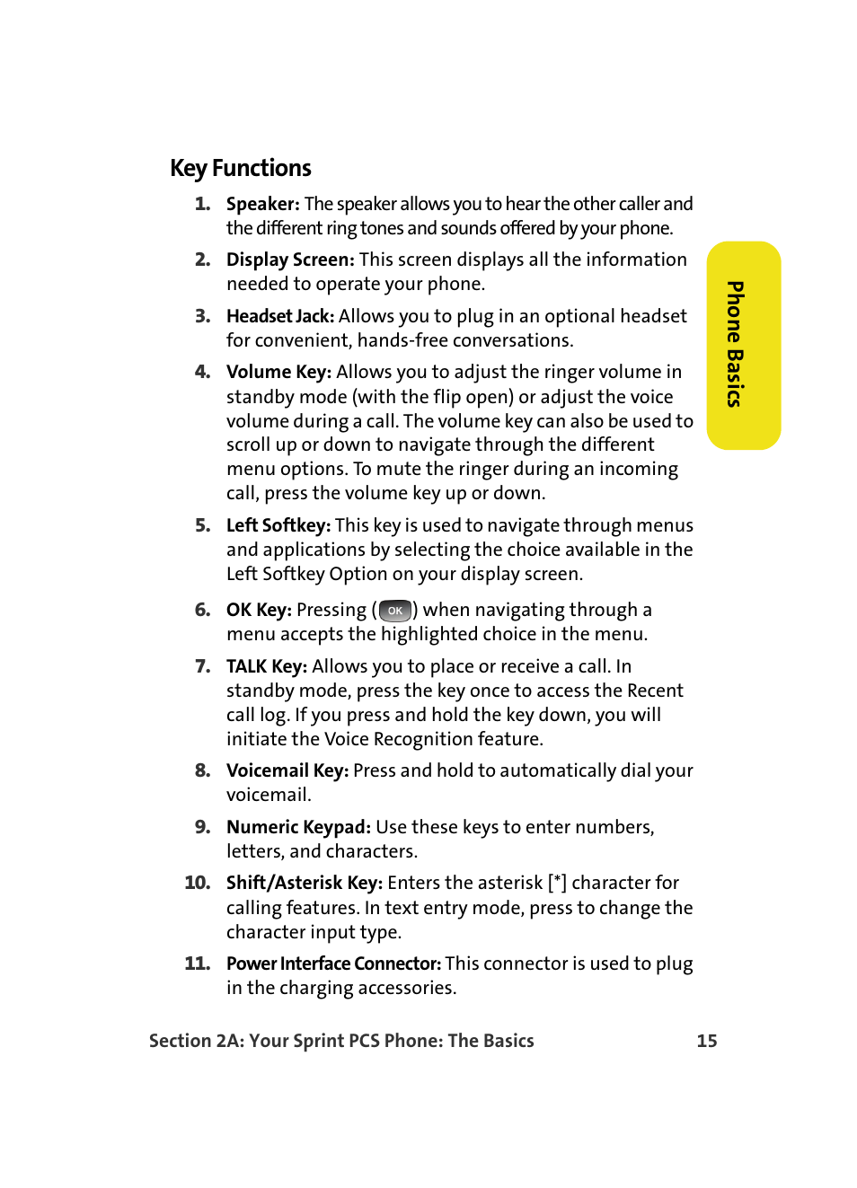 Key functions | Samsung A560 User Manual | Page 23 / 179