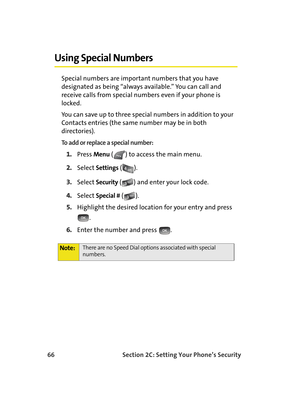 Using special numbers | Samsung A560 User Manual | Page 74 / 179