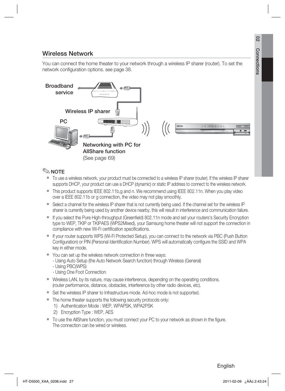 Samsung HT D5500 User Manual | Page 27 / 78