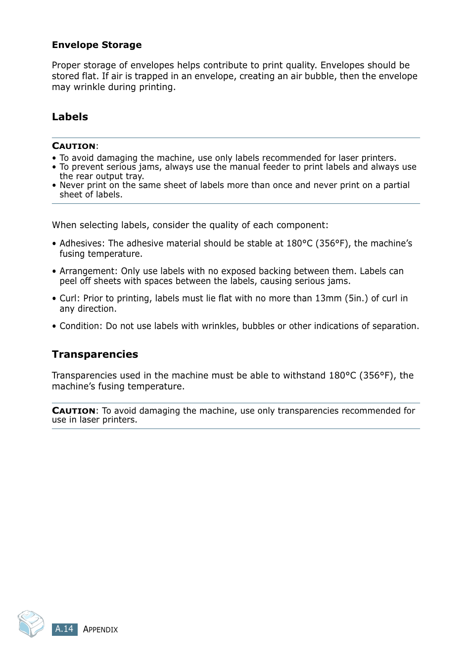 Samsung SF-755P User Manual | Page 215 / 219