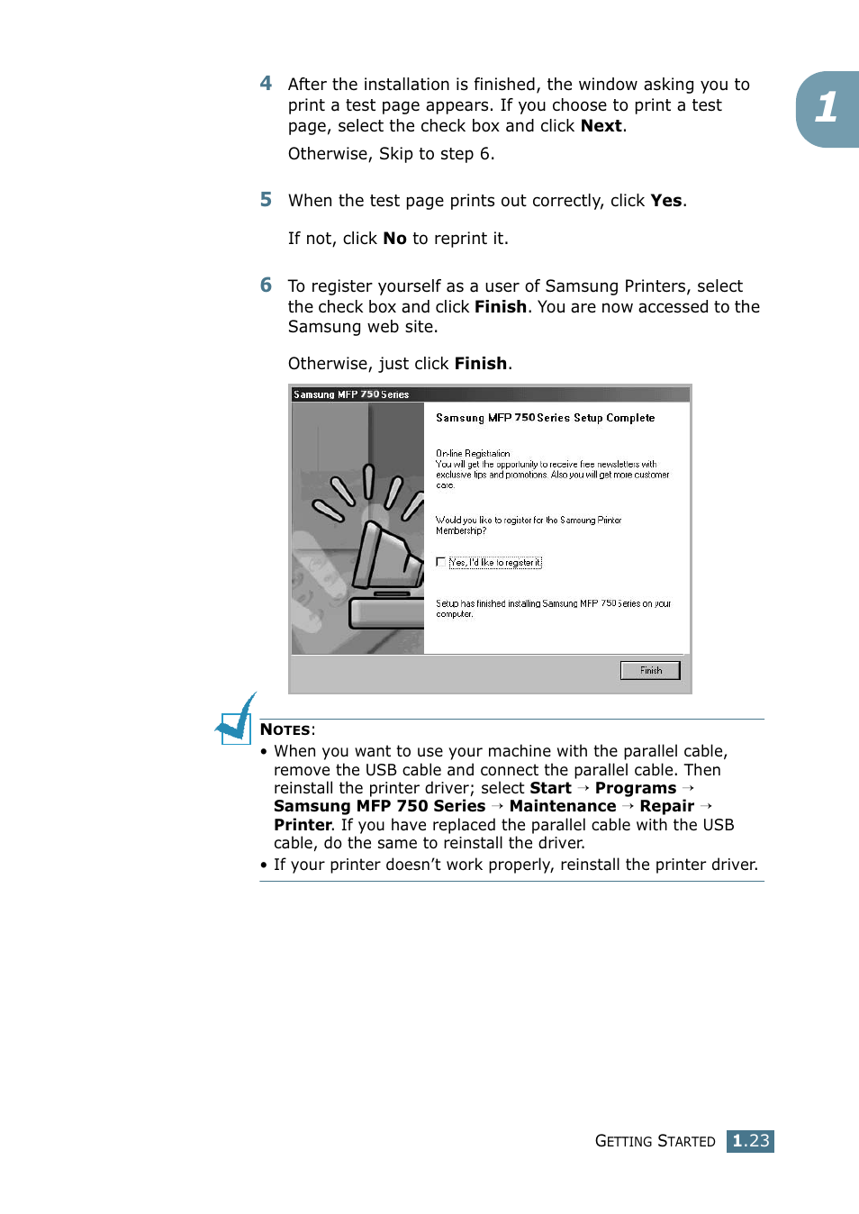 Samsung SF-755P User Manual | Page 42 / 219