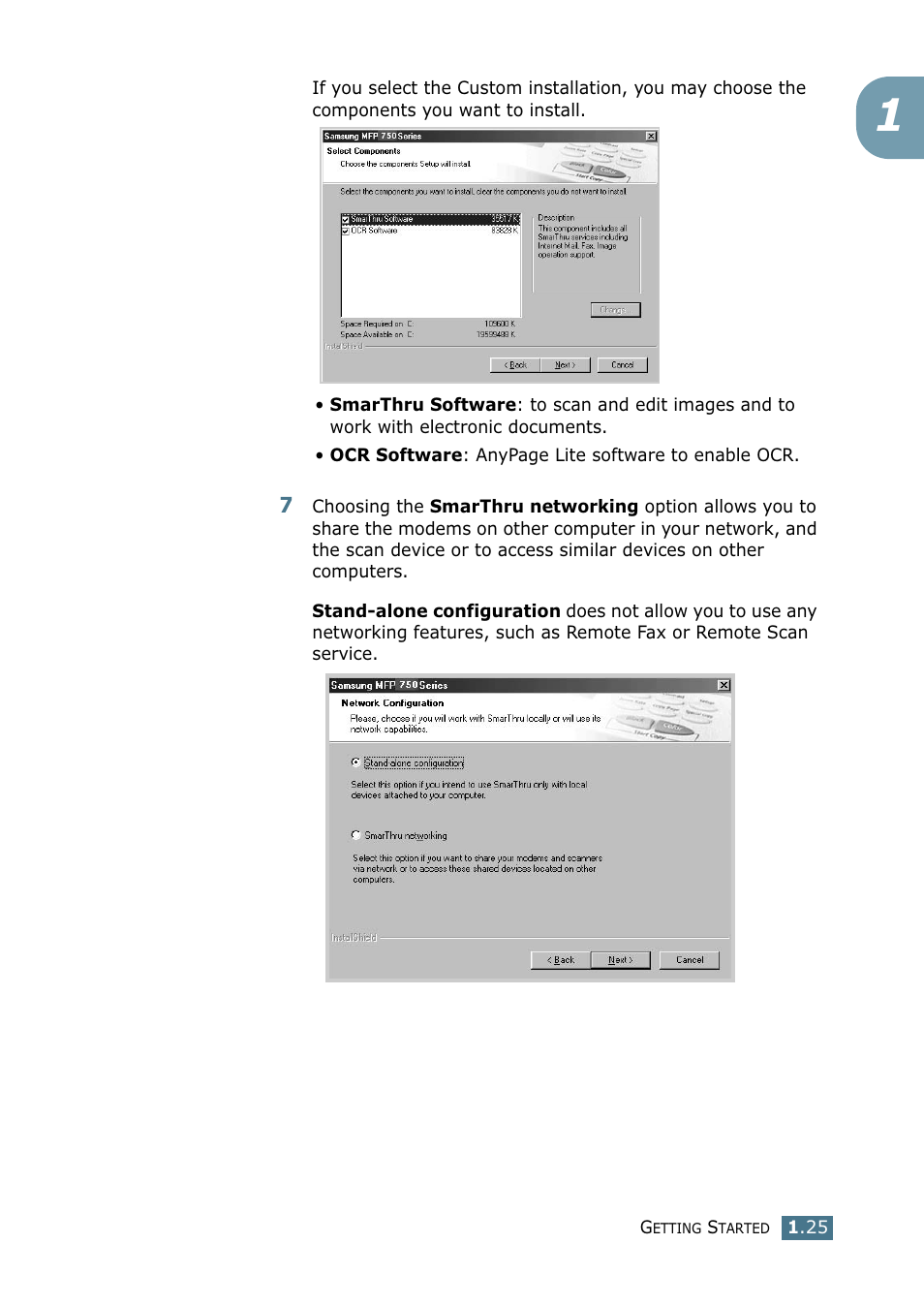 Samsung SF-755P User Manual | Page 44 / 219