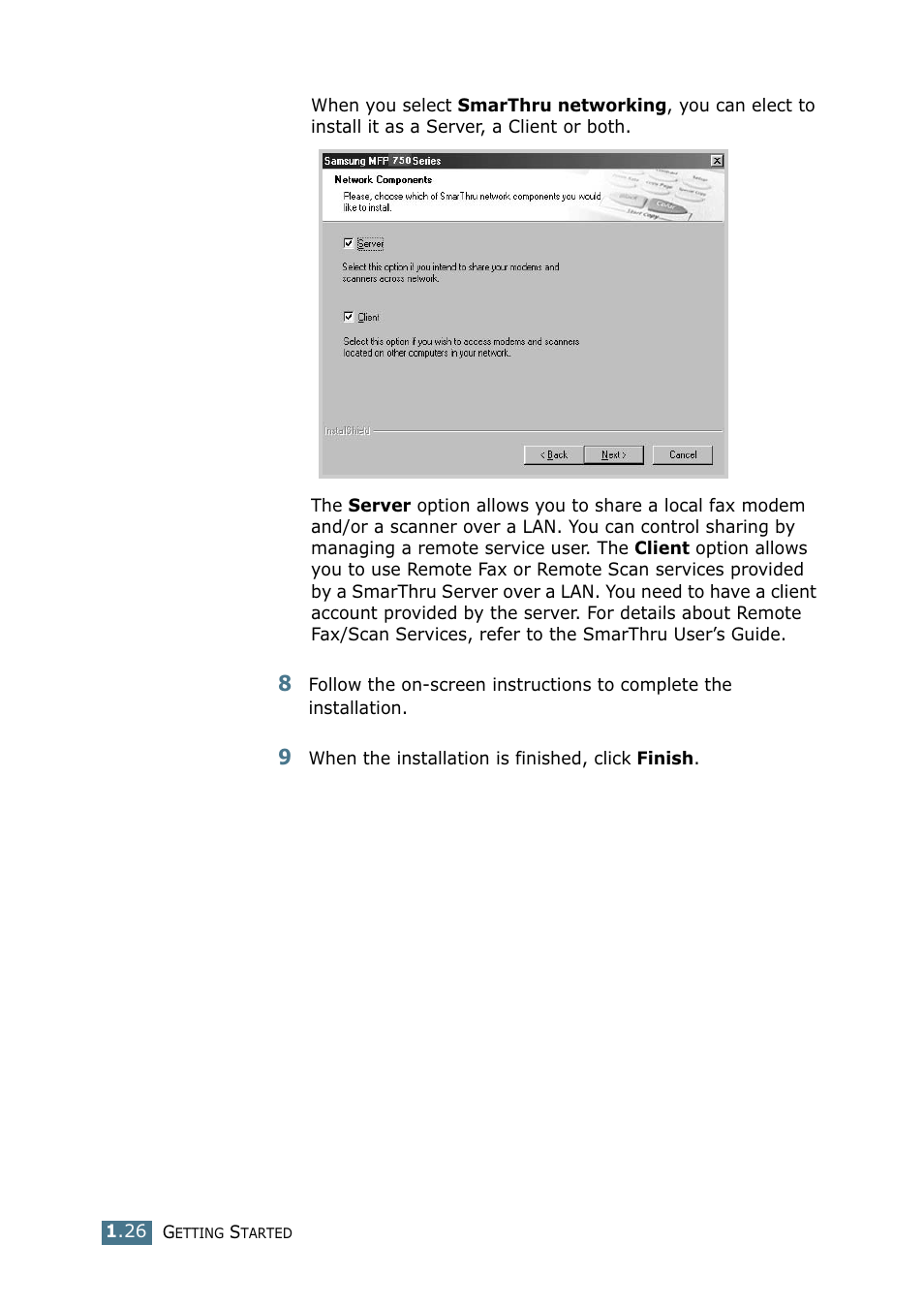 Samsung SF-755P User Manual | Page 45 / 219