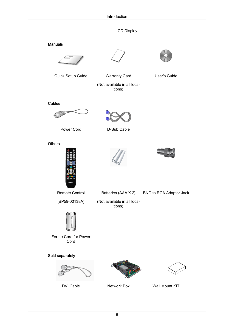 Samsung 650FP User Manual | Page 3 / 25