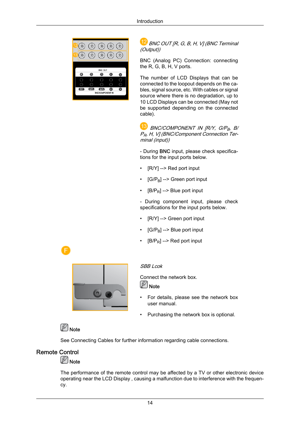 Remote control | Samsung 650FP User Manual | Page 8 / 25