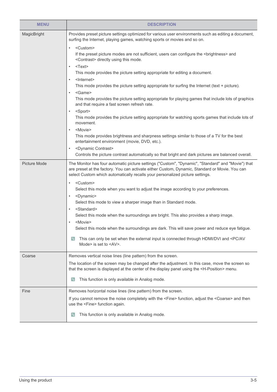 Samsung SyncMaster XL2370 User Manual | Page 27 / 46