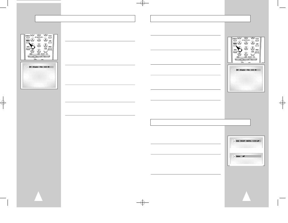 Audio, Repeat chapter/title a-b repeat | Samsung DVD-V8500 User Manual | Page 20 / 29