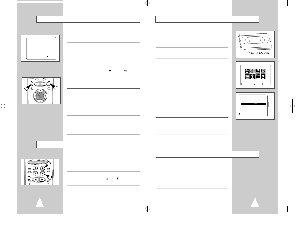 Auto play s-vhs playback, Special vcr playback features, Tracking | Samsung DVD-V8500 User Manual | Page 23 / 29