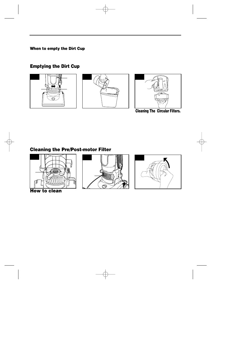 Maintenance, Emptying the dirt cup | Samsung SU-2900 User Manual | Page 5 / 16