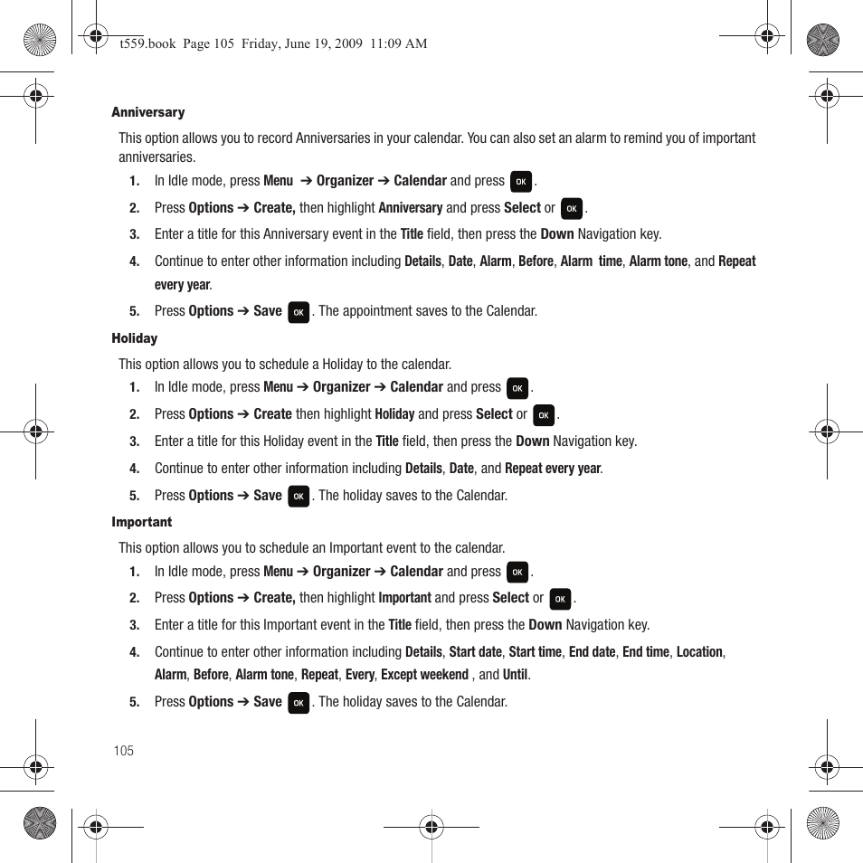 Samsung Comeback GH68-22878A User Manual | Page 108 / 158