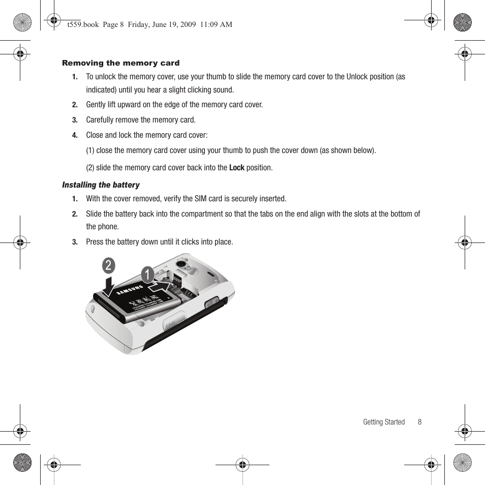 Samsung Comeback GH68-22878A User Manual | Page 11 / 158